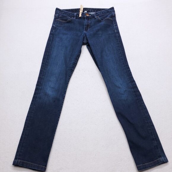 Banana Republic Causal Button Zip Denim Medium Wash Jeans Womens Size 26 Blue - Picture 2 of 8